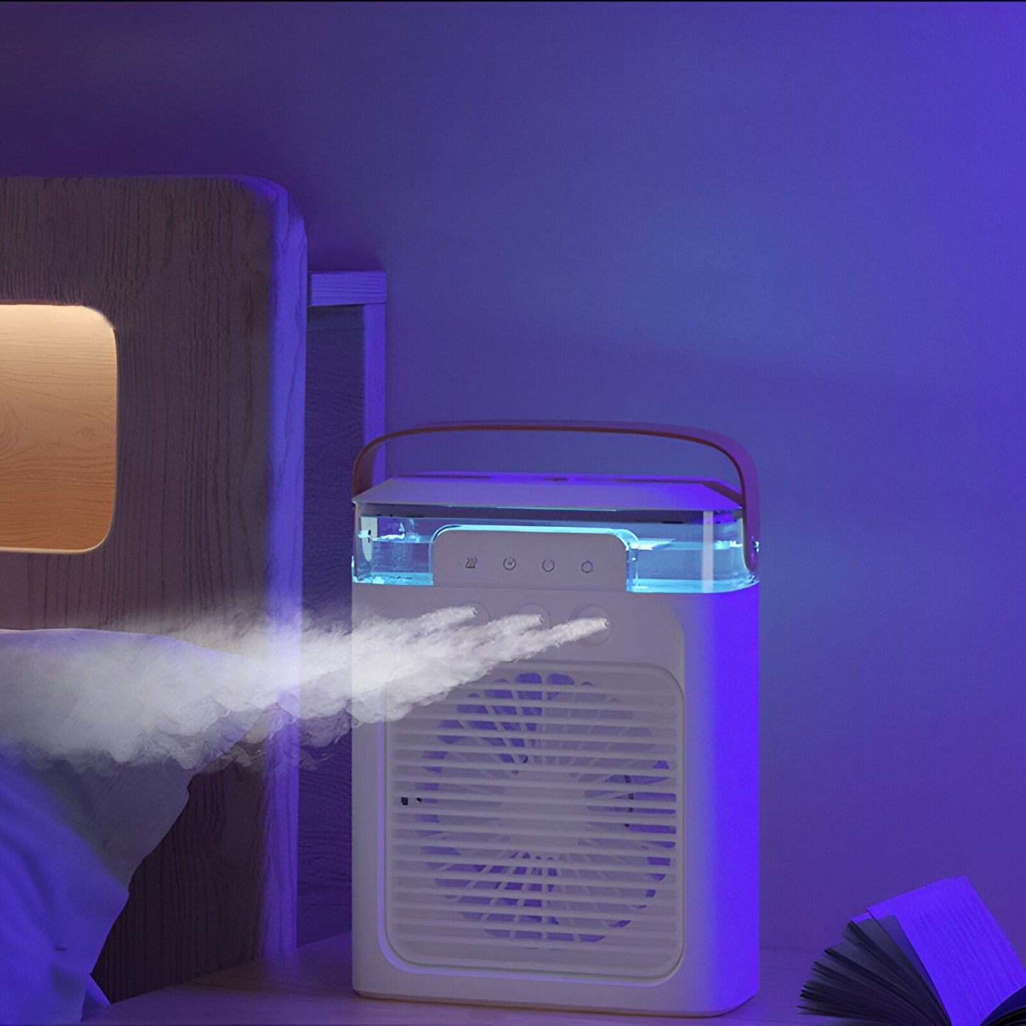 Mini USB Mist Fan – Portable Water Spray Cooler for Office, Kitchen, Home, and Travel