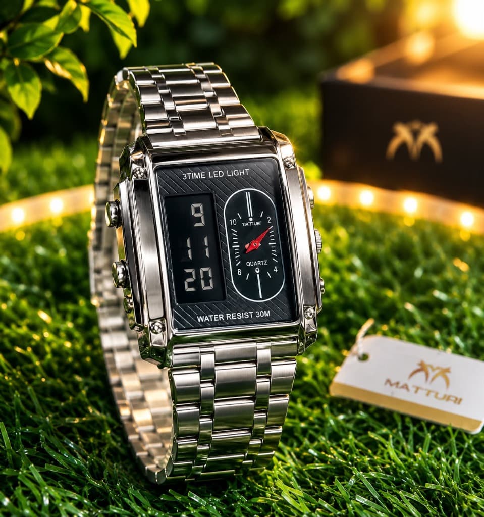 Matturi Silver LED 3Time