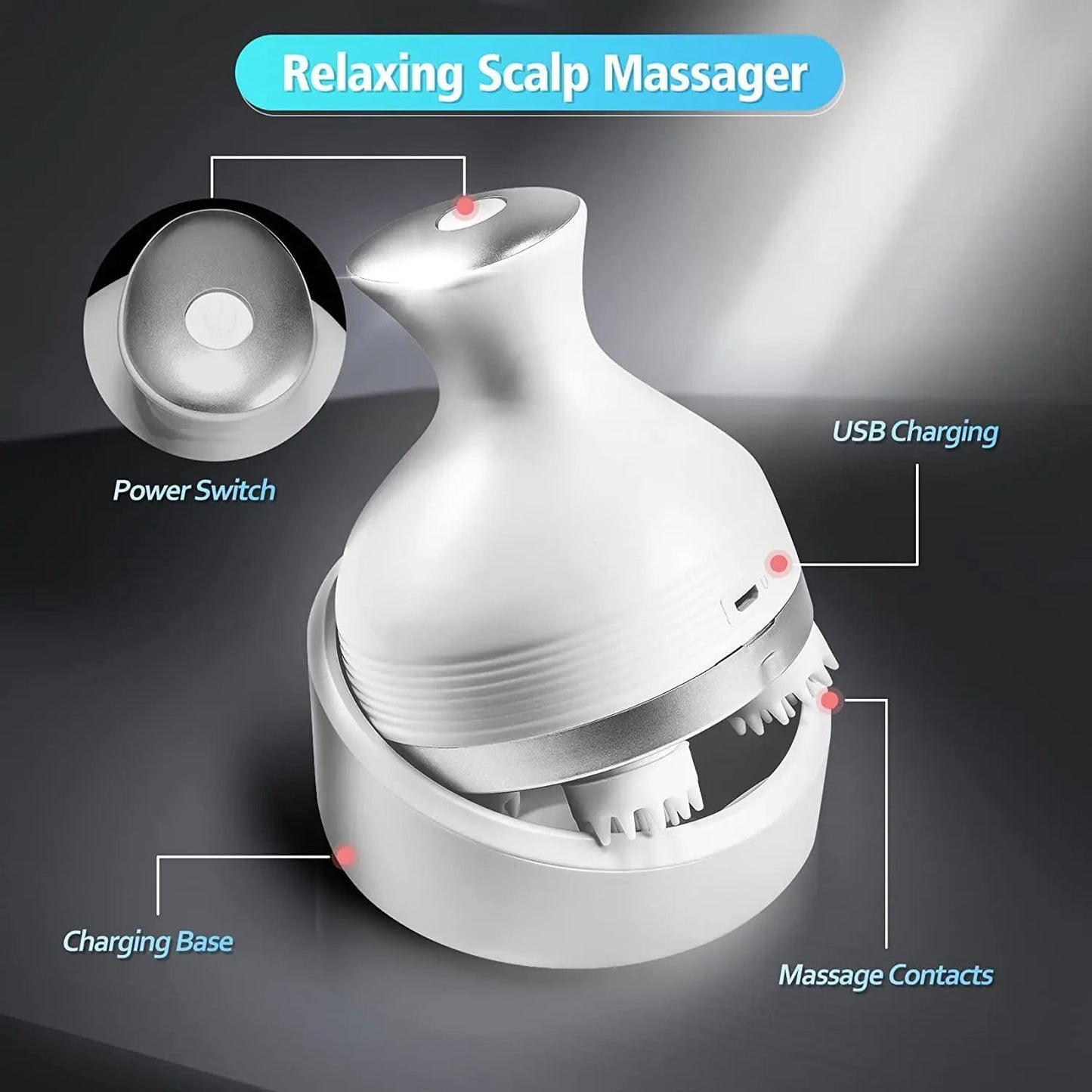 Rechargeable Head & Scalp Massager