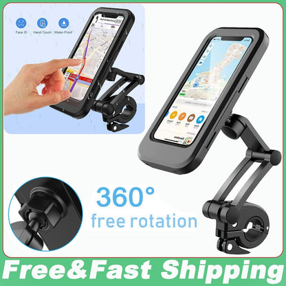 Waterproof Magnetic Bicycle Mobile Phone Holder – 360° Rotation